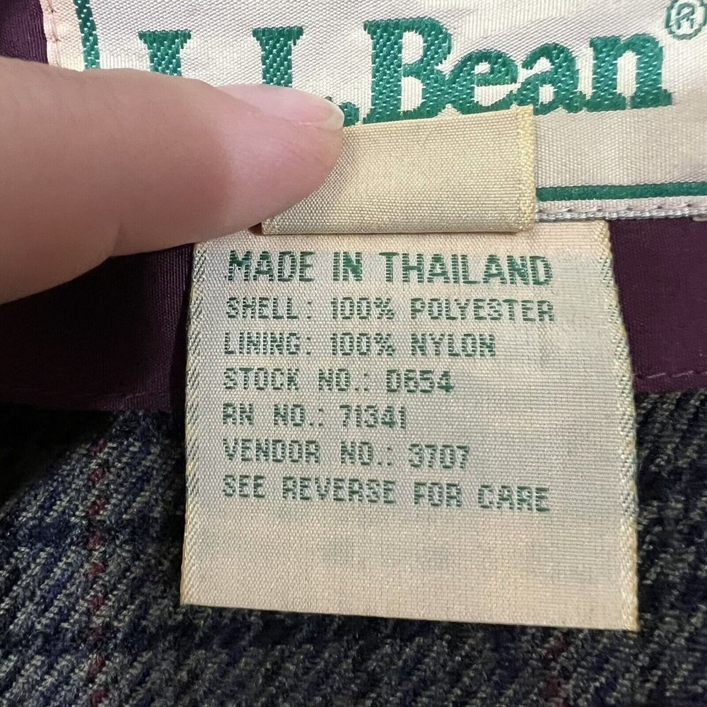 L.L. Bean Women's Long Trench Coat in Plum - Picture 7 of 13